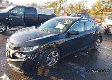 2020 Honda Civic Lx z USA, uszkodzony, nr VIN 2HGFC2F61LH519861